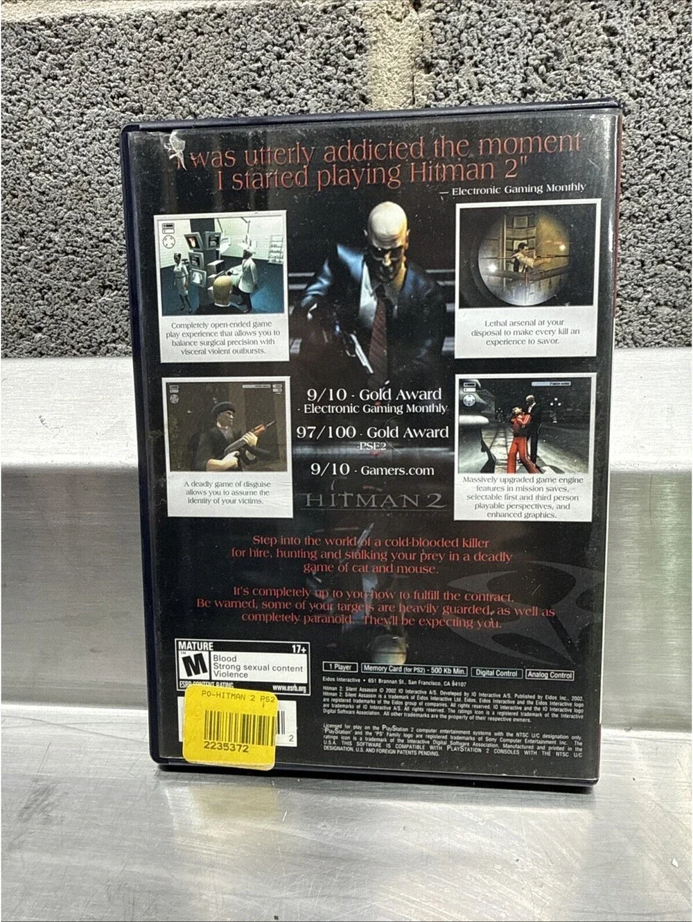 Hitman Contracts PS2 CIB W/ Manual - Tested - PlayStation 2